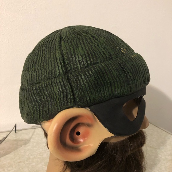Halloween Costume Burglar Disguise Rubber Mask Adult 2001 Robber Heist - Picture 3 of 7